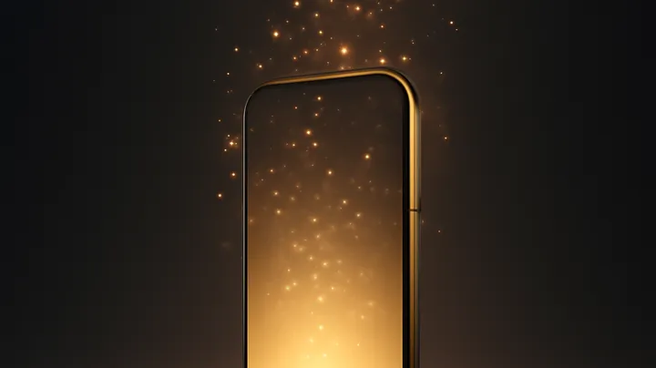 SOUL777 COM Modern phone with glowing screen